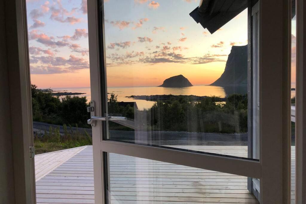 Cabin Panorama Lofoten With Jacuzzi Magic View Offersoya Exterior foto