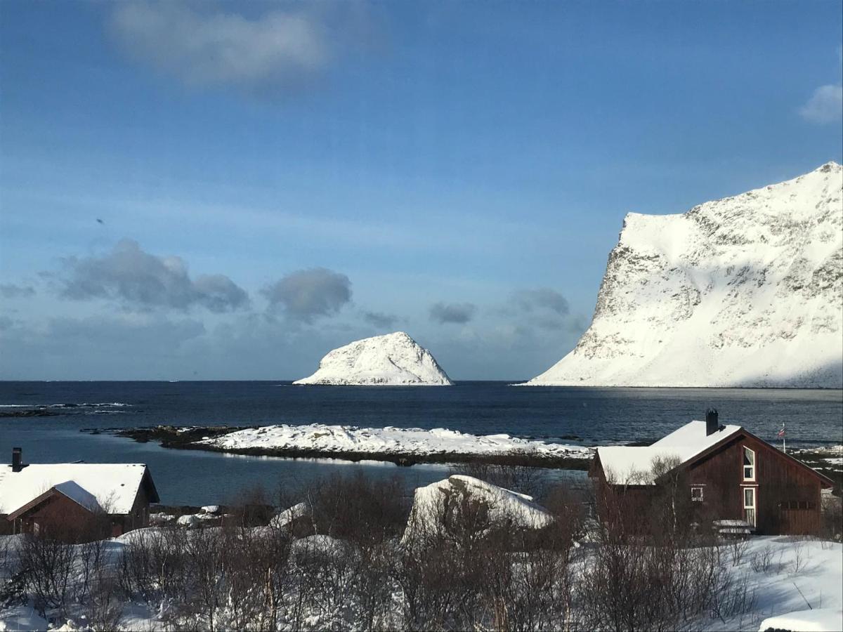 Cabin Panorama Lofoten With Jacuzzi Magic View Offersoya Exterior foto