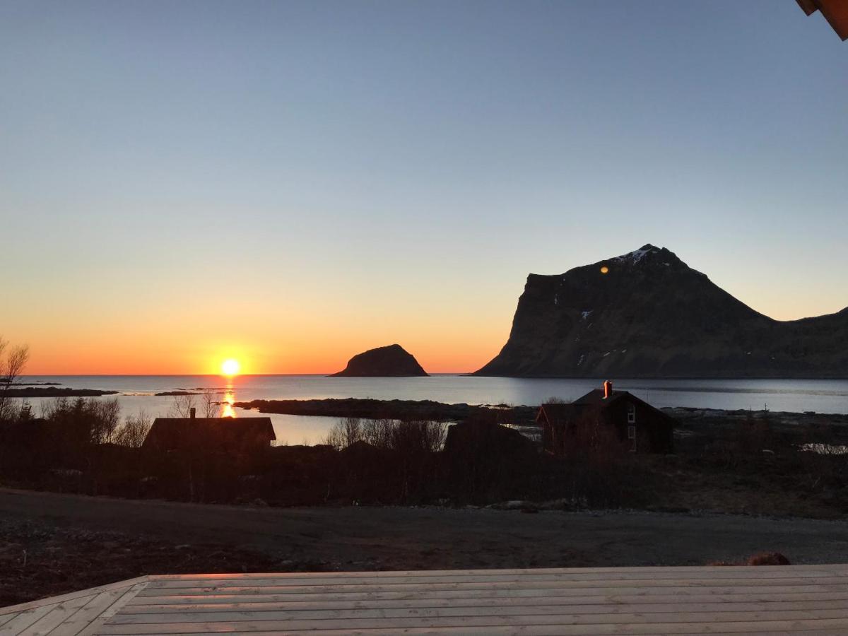 Cabin Panorama Lofoten With Jacuzzi Magic View Offersoya Exterior foto