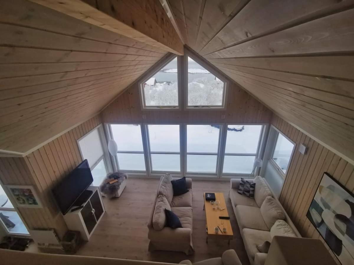 Cabin Panorama Lofoten With Jacuzzi Magic View Offersoya Exterior foto