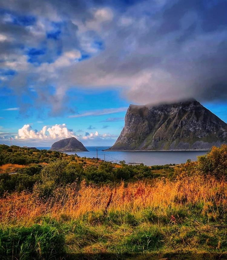 Cabin Panorama Lofoten With Jacuzzi Magic View Offersoya Exterior foto