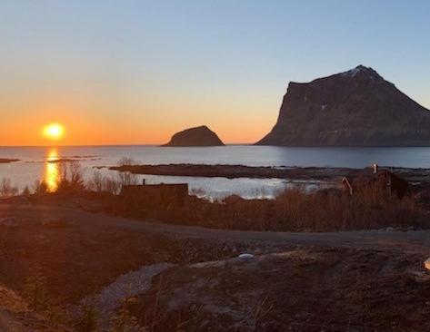 Cabin Panorama Lofoten With Jacuzzi Magic View Offersoya Exterior foto