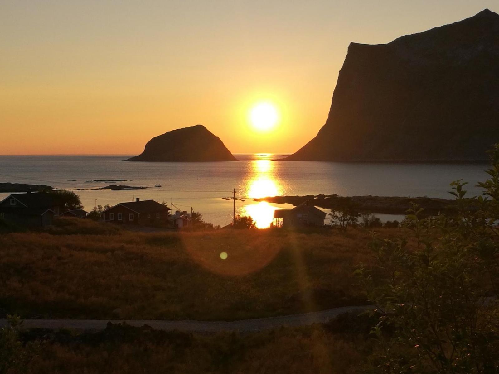 Cabin Panorama Lofoten With Jacuzzi Magic View Offersoya Exterior foto