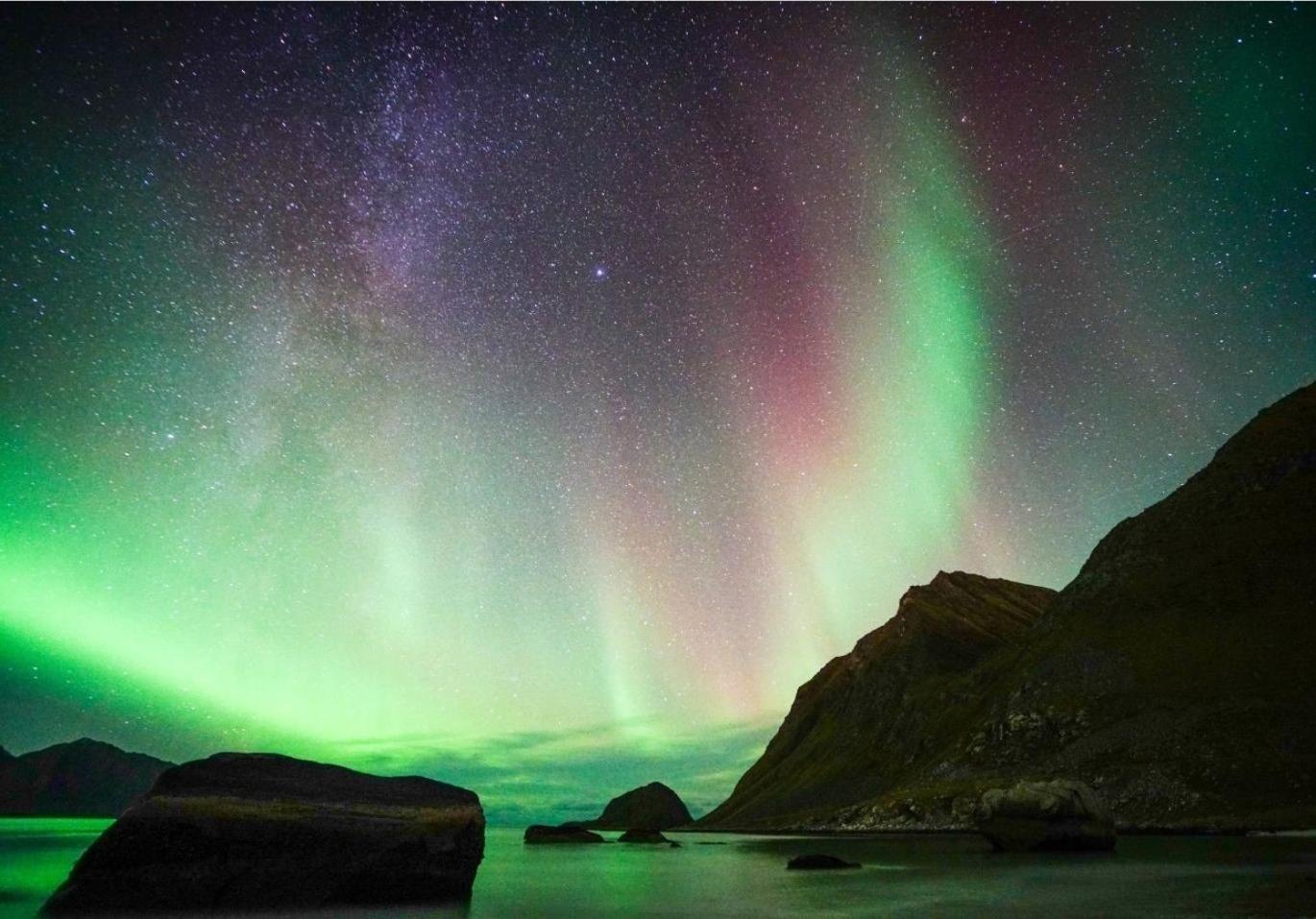 Cabin Panorama Lofoten With Jacuzzi Magic View Offersoya Exterior foto